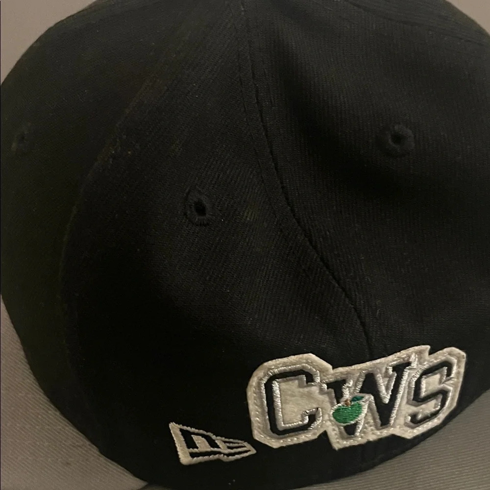 Chicago White‎ Sox New Era Hat Mens 7 1/2 Black MLB Baseball 59FIFTY 2005 WS 3X